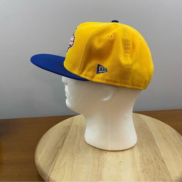 NBA All Star Golden State Warriors Yellow SnapBack Hat Adjustable New Era NWOT - Picture 3 of 16